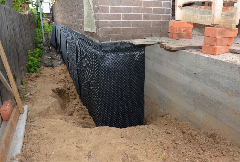 Moisture Barrier Installation in Dry Conditions