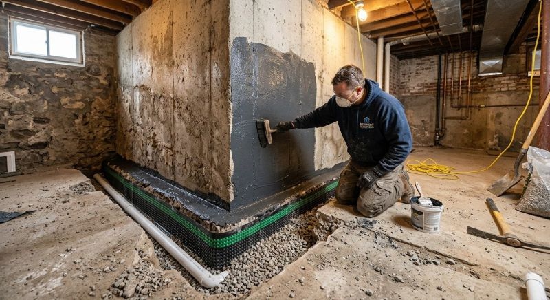Wet Basement Repair in Greenville, SC